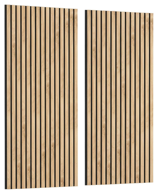 AKUSTICKÝ PANEL LUCIA -SB- - farba duba, Modern, kompozitné drevo/textil (60/120/1,5cm) - Mömax